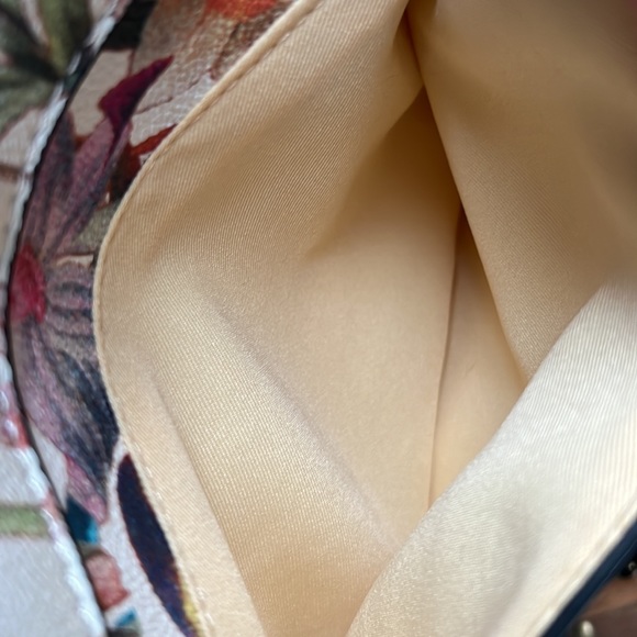 Dana Buchman Botanical/Flower, Double Handle Handbag, crossbody - Picture 12 of 13